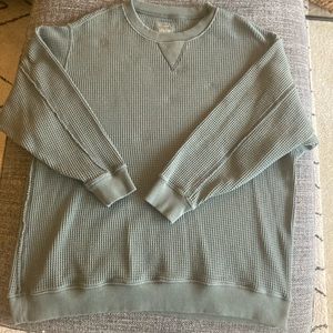 Aerie Long Sleeve Waffle Sweater